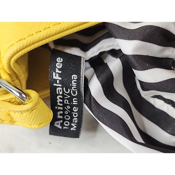 MARC TETRO Dachshund Yellow Lunch Tote Shoulder Handbag Dog Lover Purse - Picture 6 of 10